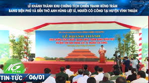 Lễ Khánh thành Khu chứng tích chiến tranh rừng tràm Bang Biện Phú và Đền thờ anh hùng liệt sĩ I THKG